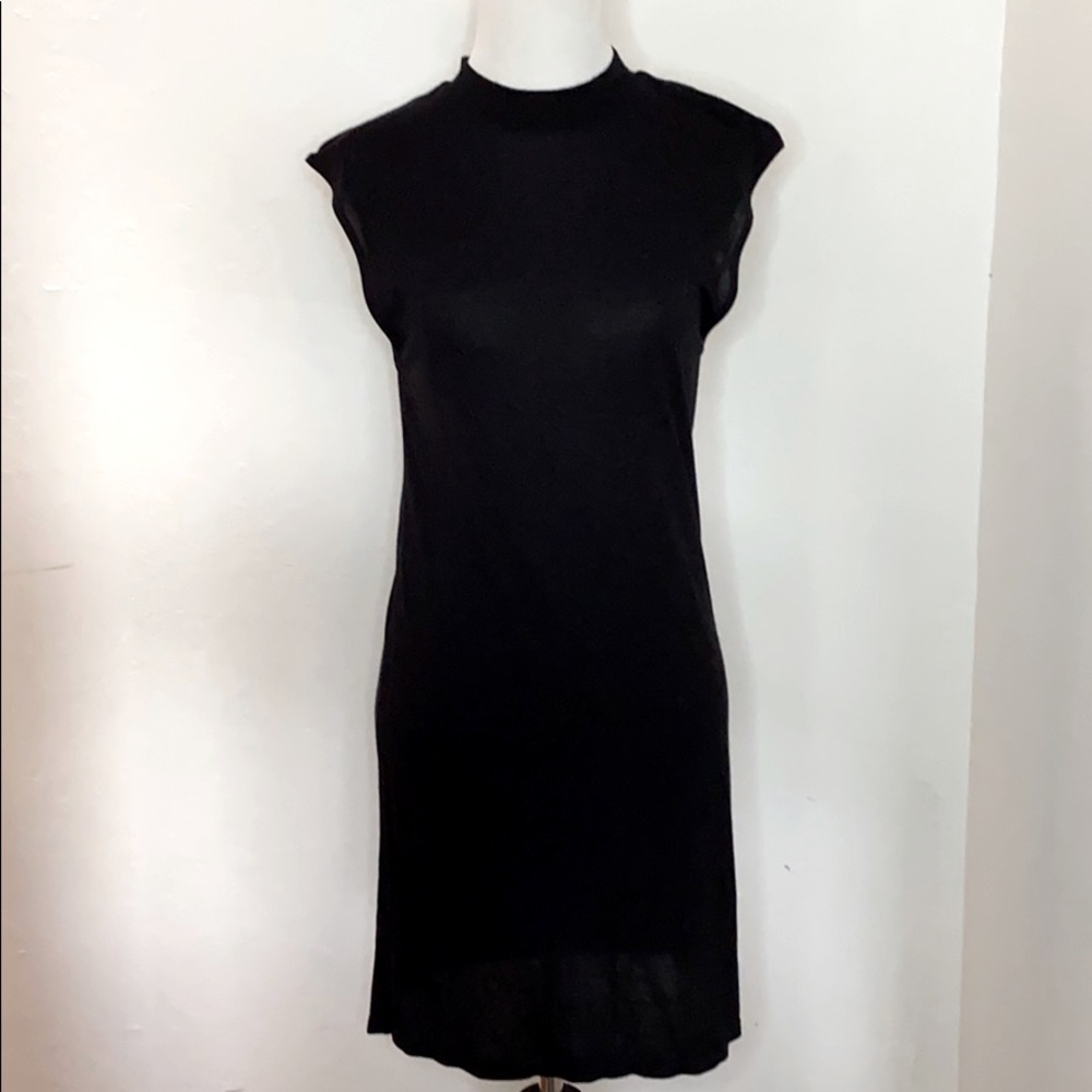H&M Basic Black Sleeveless Knit Dress